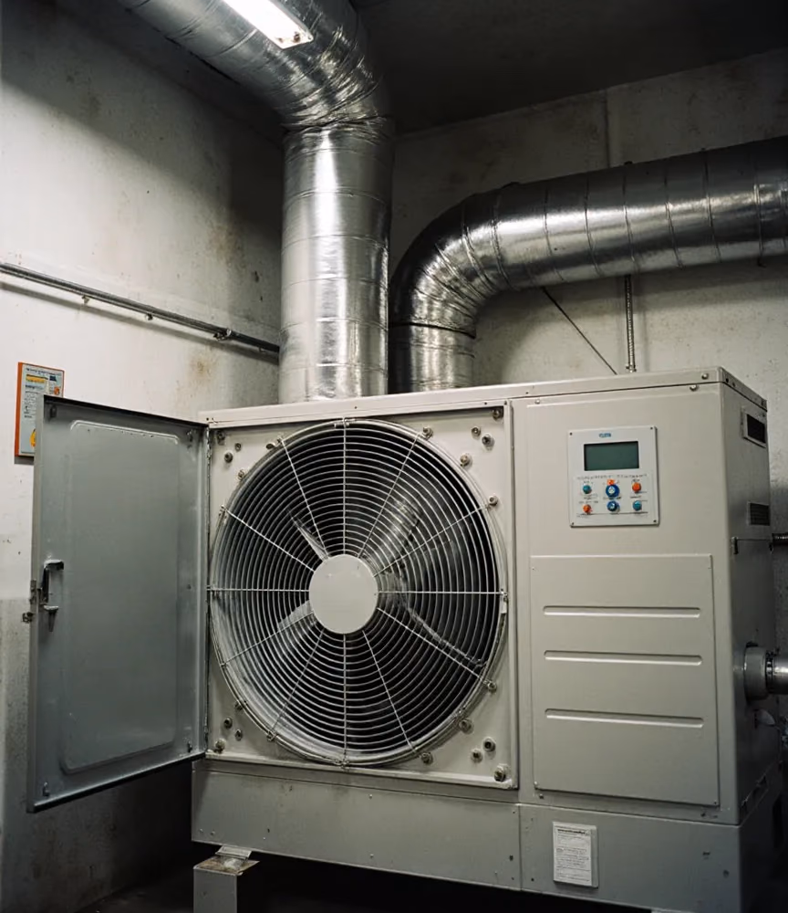 Air handling unit replacement and duct rework